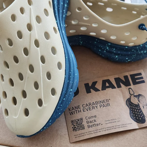KANE Revive Beige and Speckled Blue Recovery Shoes M9/W11 BRAND NEW - Picture 8 of 10